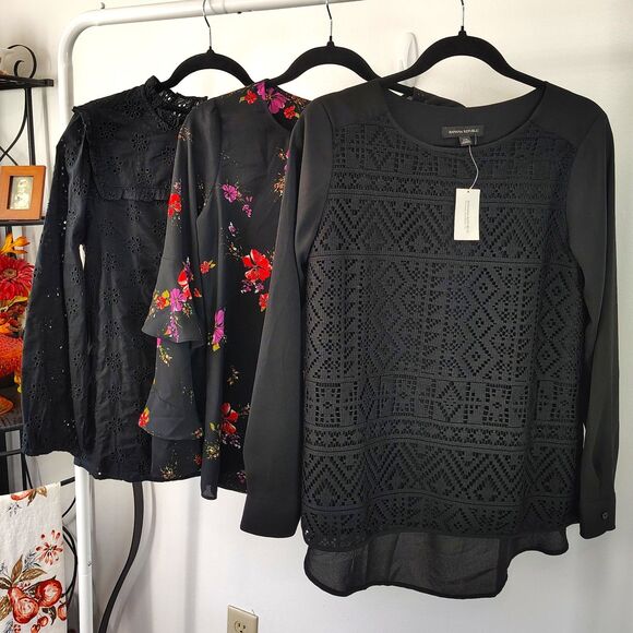 Classy Career BUNDLE XS Women's J. Crew Banana Republic Worthington Blouse Lot - Picture 1 of 8